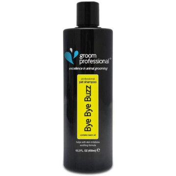 Groom Professional Bye Bye Buzz Shampoo 450 ml - szampon oczyszczający, odstraszający pchły i inne owady 1