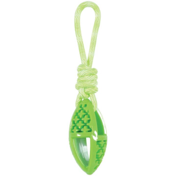 Zolux - zabawka TRP SAMBA owalna ze sznurem zielona 28 cm 1