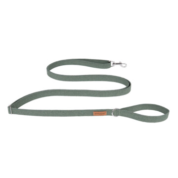 Amiplay Cotton - smycz regulowana Easy Fix dla psów khaki 1