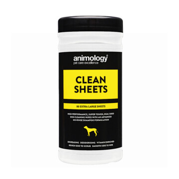 Animology Clean Sheets - chusteczki do czyszczenia sierści w tubie 80 szt. 1