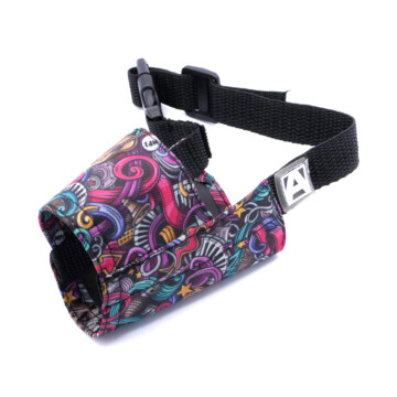 Artero Stamped Music Muzzle XS - regulowany, kolorowy kaganiec dla psa 1