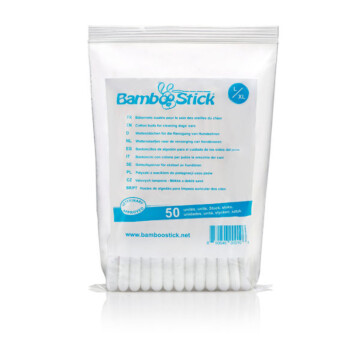 Patyczki BambooStick do czyszczenia uszu dla dużych psów L/XL 50 szt. 1