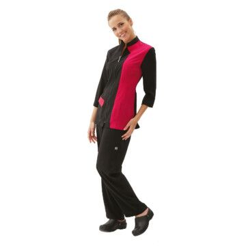 Bluza groomerska Artero Mila Fuchsia Black XL różowo czarna 1