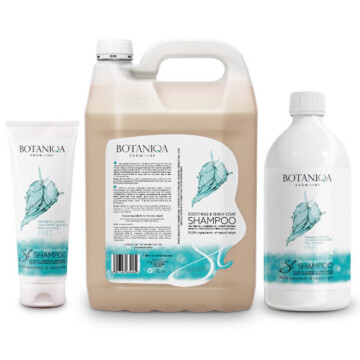 Botaniqa Show Line Soothing & Shiny Coat Shampoo szampon dla wrażliwej skóry, nabłyszczający 1
