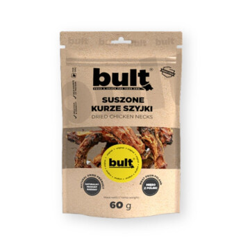 Bult - Suszone kurze szyjki 60 g - przysmak z drobiu dla psa 1