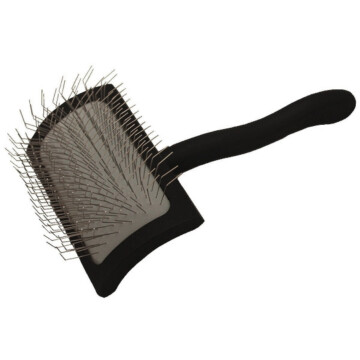 Chris Christensen Big K Medium Slicker Brush średnia szczotka pudlówka, czarna 1