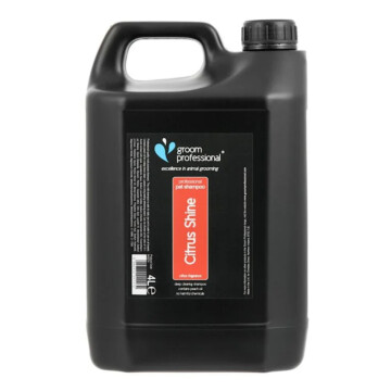 Groom Professional Citrus Shine Shampoo 4 l - szampon do tłustej skóry, deodoryzujący z wyciągiem z cytrusów 1