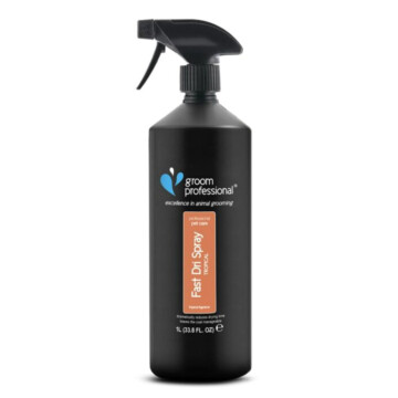 Groom Professional Fast Dri Spray Tropical 1 l - preparat skracający czas suszenia o połowę 1