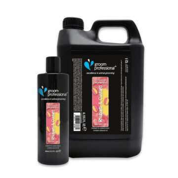 Groom Professional Rhubarb & Custard Shampoo - nawilżający szampon dla psa, o zapachu ciasta z rabarbarem 1