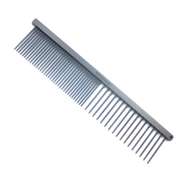 Grzebień metalowy HPP mieszany z powłoką antystatyczną 15,5 cm 1