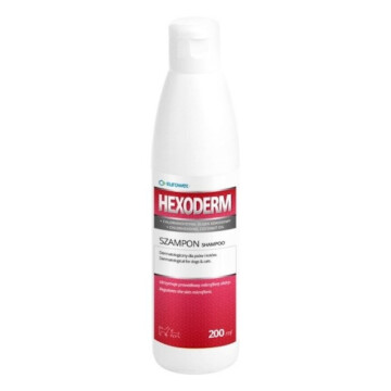 Eurowet Hexoderm 200 ml - szampon dermatologiczny dla psów i kotów 1