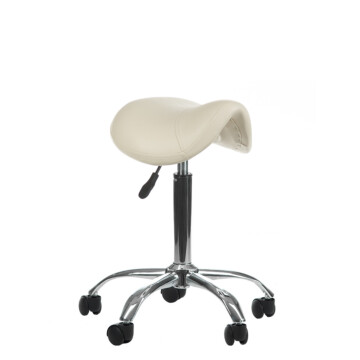 Hocker Rodeo - krzesło obrotowe kremowe-BSDP-9909CREAM 1