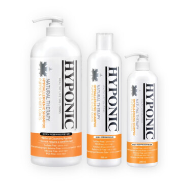 Hyponic Hypoallergenic Puppies & Short Coat Shampoo - hipoalergiczny szampon dla szczeniąt i psów krótkowłosych 1