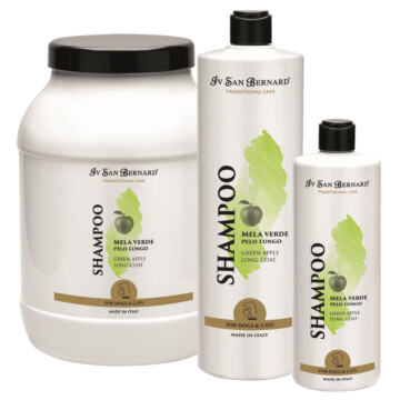 Iv San Bernard Green Apple Shampoo szampon do sierści długiej z zielonym jabłkiem 1