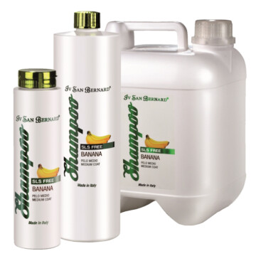 Iv San Bernard SLS Free Banana Shampoo - szampon do sierści szorstkiej z bananem bez SLS dla psów i kotów 1