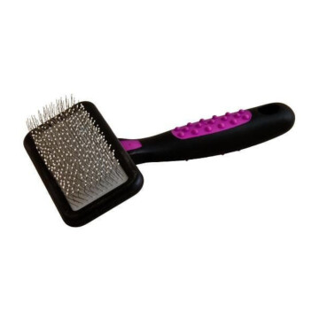 Szczotka pudlówka KW Smart Slicker Brush miękka z zabezpieczonymi pinami, średnia 1