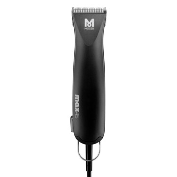 Moser maszynka 1245 MAX 45 - dwubiegowa, silnikowa z ostrzem nr 30F Snap-On i dwoma nasadkami 1