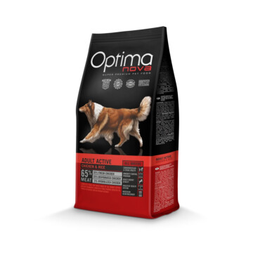 Próbka Optimanova Adult Active Chicken & Rice 100 g - karma dla dorosłych aktywnych psów 1