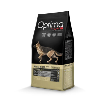 Optimanova Adult Mobility Chicken & Rice 12 kg - karma dla dorosłych psów pracujących 1