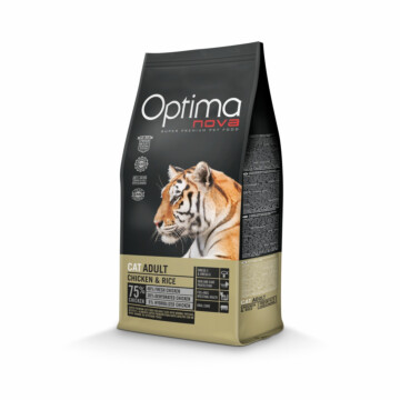 Próbka Optimanova Cat Adult Chicken & Rice 70 g - karma dla kotów dorosłych z kurczakiem 1