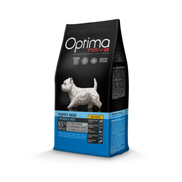 Próbka Optimanova Puppy Mini Chicken & Rice 100 g - karma dla szczeniąt małych ras 1