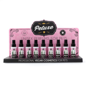 Petuxe Perfume Set 9 x 100 ml - zestaw perfum dla psów z ekspozytorem 1