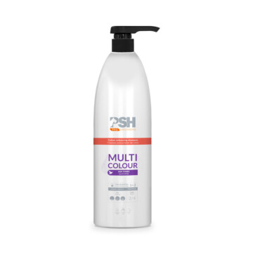 PSH Multi Colour Shampoo 1 L - szampon wzmacniający biały kolor sierści 1
