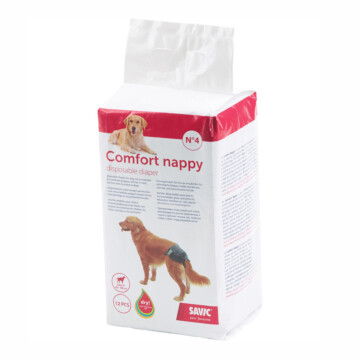 Savic Comfort Nappy - pieluchy dla psa 12 szt. rozmiar 4 1