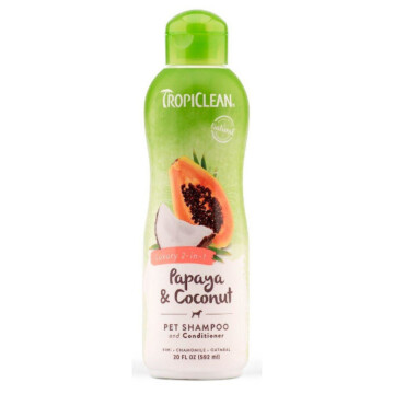 Tropiclean Papaya Coconut Shampoo 592 ml 1