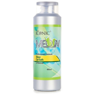 True Iconic Meow Show Cat Bath - szampon oczyszczający dla kotów i kociąt 400 ml 1