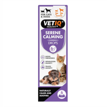 VetIQ Serene Claming Drops 100 ml - krople uspokajające dla psów i kotów 1