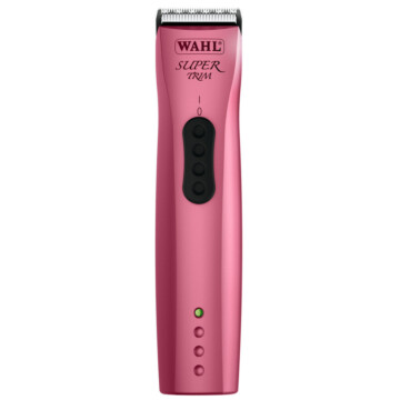 Wahl maszynka Super Trim - trymer bezprzewodowy wykończeniowy w kolorze różowym z ostrzem 0,4 mm 1
