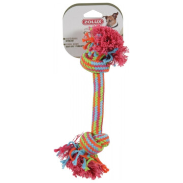 Zolux - zabawka sznurowa kolorowa 2 węzły 30 cm 1