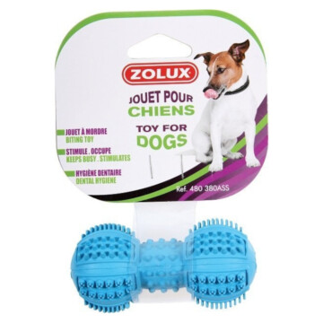 Zolux - zabawka sztanga kauczukowa Dental 9 cm 1