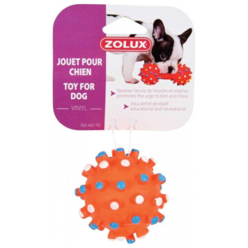Zolux - zabawka winylowa Piłka z wypustkami 7 cm 1