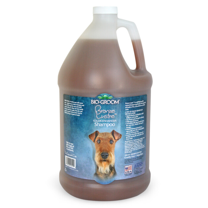 Bio-Groom Bronze Lustre 3,8 L - szampon intensyfikujący kolor brązowy, rudy