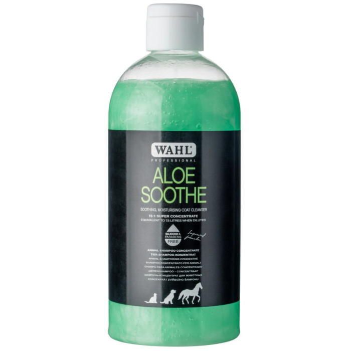 Wahl Aloe Soothe 500 ml - łagodny szampon z aloesem do każdego rodzaju sierści