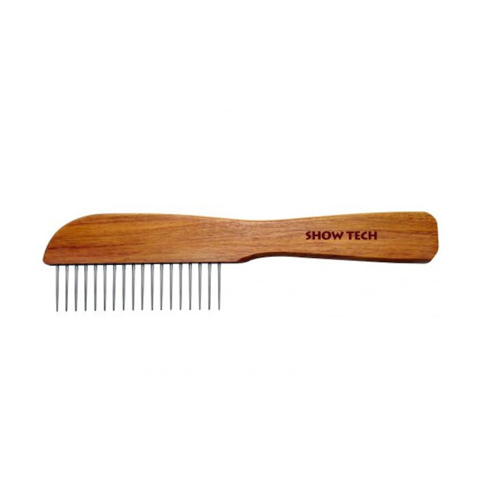 Grzebień Show Tech Rosewood Poodle - długość zębów 3 cm