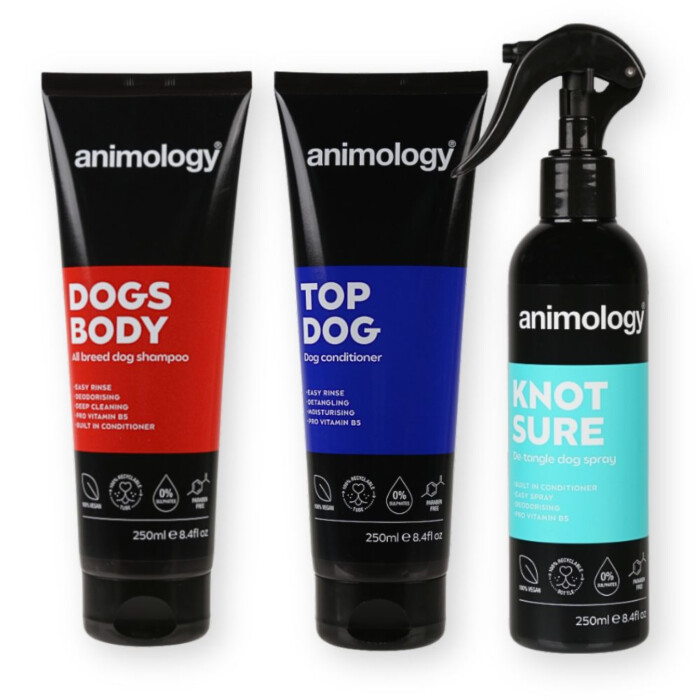 Animology zestaw kosmetyków dla psów o średniej i długiej sierści, 3x250 ml-157581