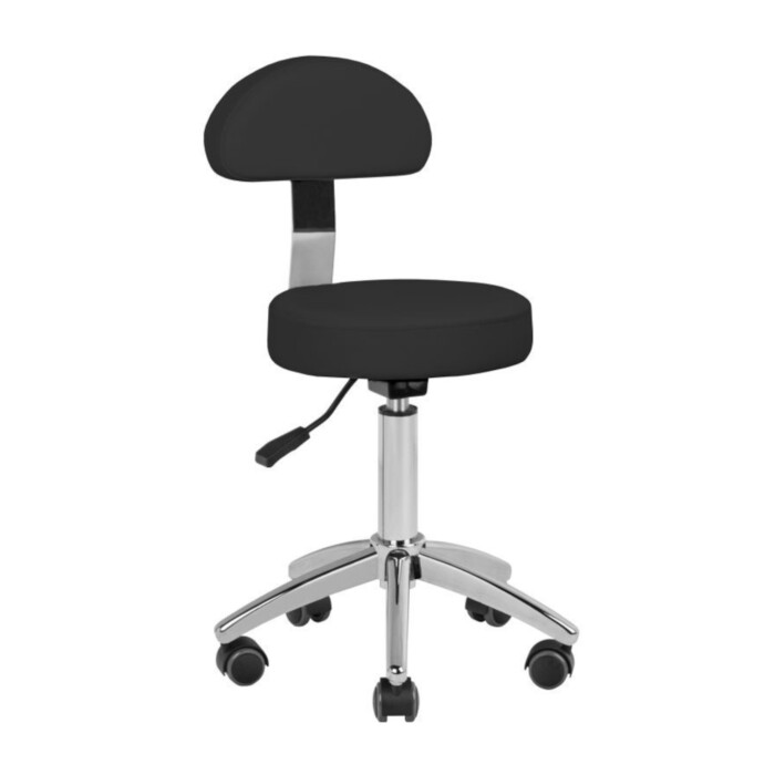 Active krzesło groomerskie AM-304 z oparciem czarne