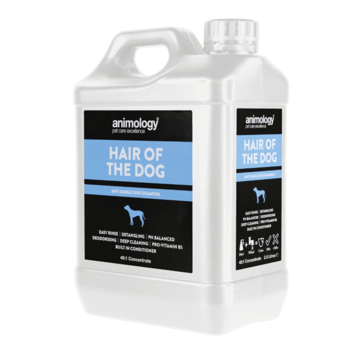 Animology Hair of the Dog Anti-Tangle 2,5 L - szampon ułatwiający rozczesywanie, koncentrat 40:1