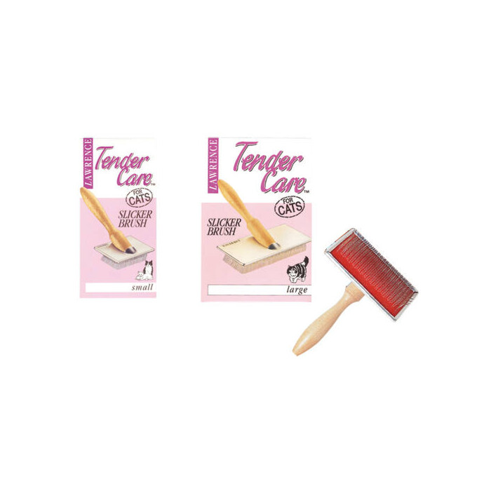 Szczotka Lawrence Tender Care Slicker Brush dla kotów, mała