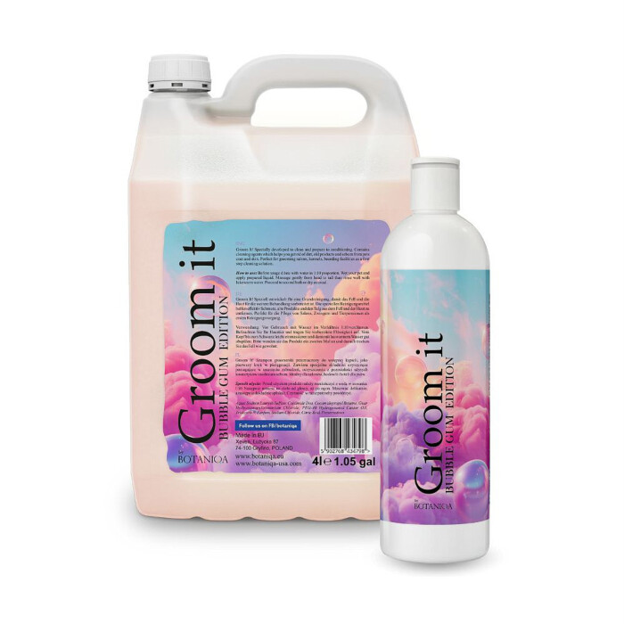 Botaniqa Groom It Bubble Gum - szampon do pierwszego mycia