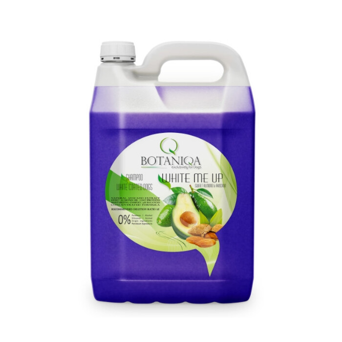 Botaniqa White Me Up Shampoo 5 l - szampon dla białych i jasnych psów