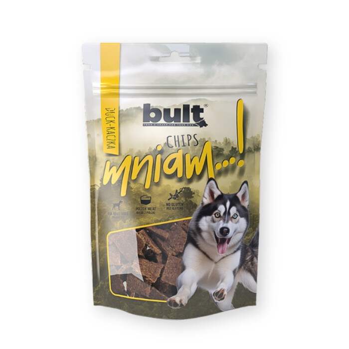 Bult - Chipsy z kaczką 100 g - karma uzupełniająca z kaczką dla psów