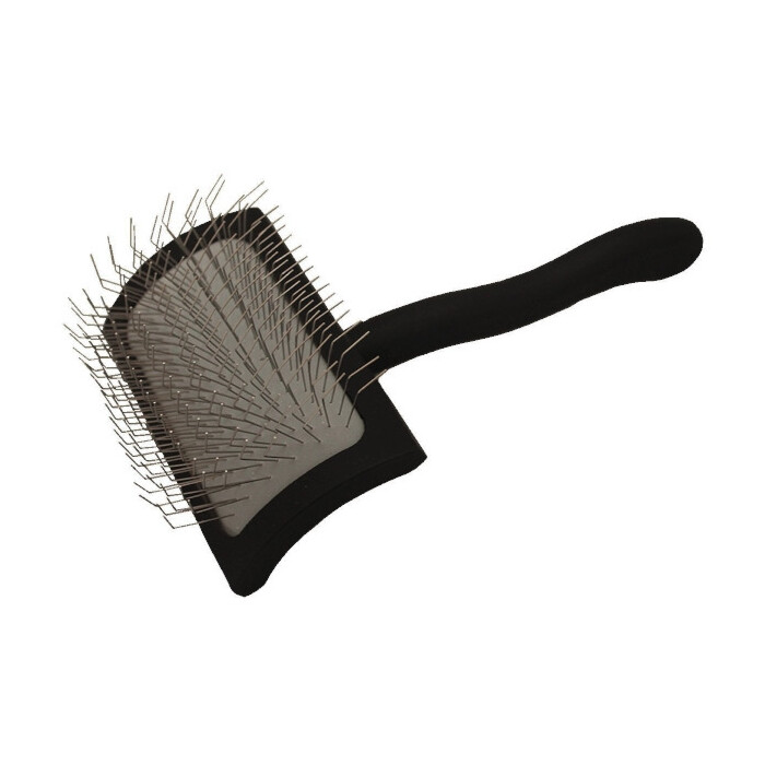 Chris Christensen Big K Medium Slicker Brush średnia szczotka pudlówka, czarna