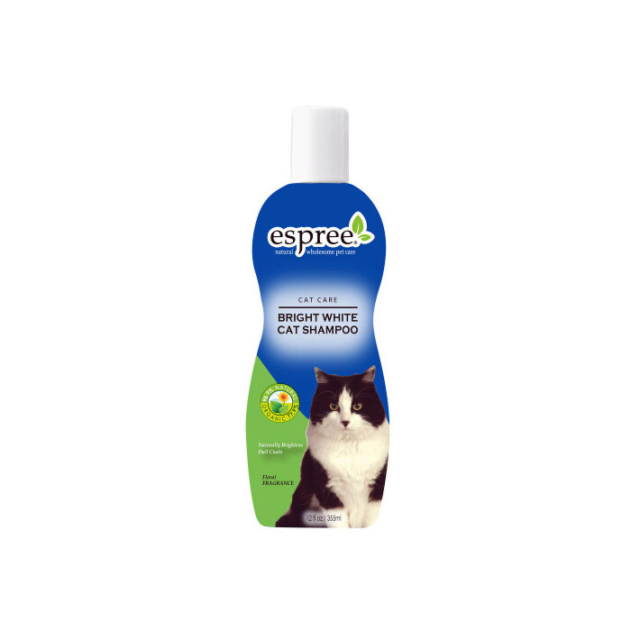 Espree Cat Bright White Shampoo - szampon intensyfikujący biały kolor sierści 355 ml