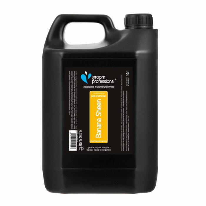 Groom Professional Banana Sheen Shampoo 4 l - szampon z ekstraktem z banana