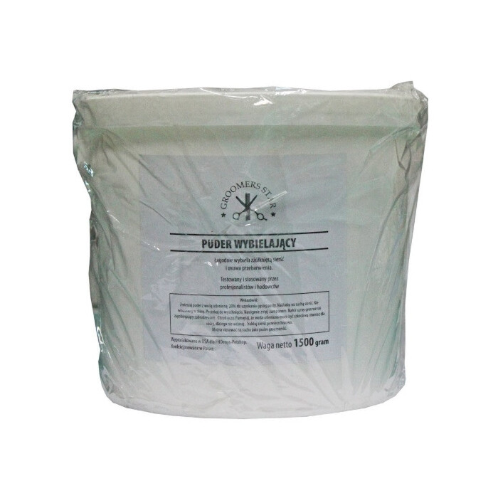 Groomers Star puder wybielający 1,5 kg