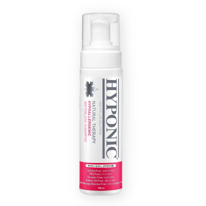 Hyponic Hypoallergenic Waterless Shampoo 190 ml - hipoalergiczny suchy szampon dla psów i kotów